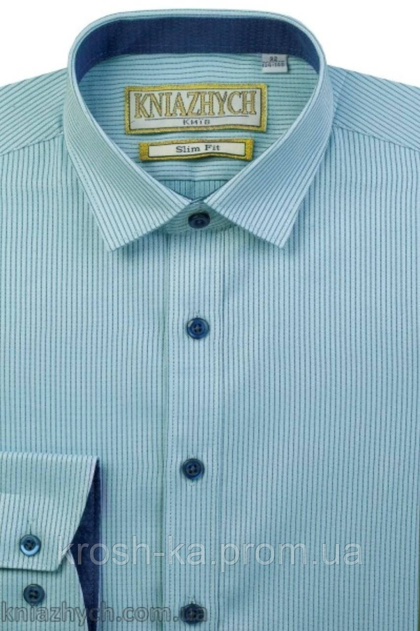 

Рубашка для мальчика "Княжичи" Украина голубой-серый Corse 22slim