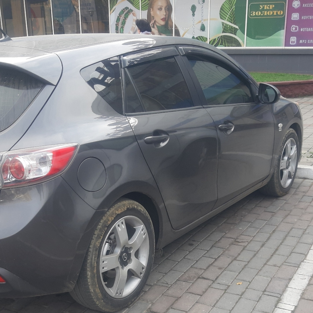 

Дефлекторы окон (ветровики) Д/о Mazda 3 (II) 2009-2013 HB