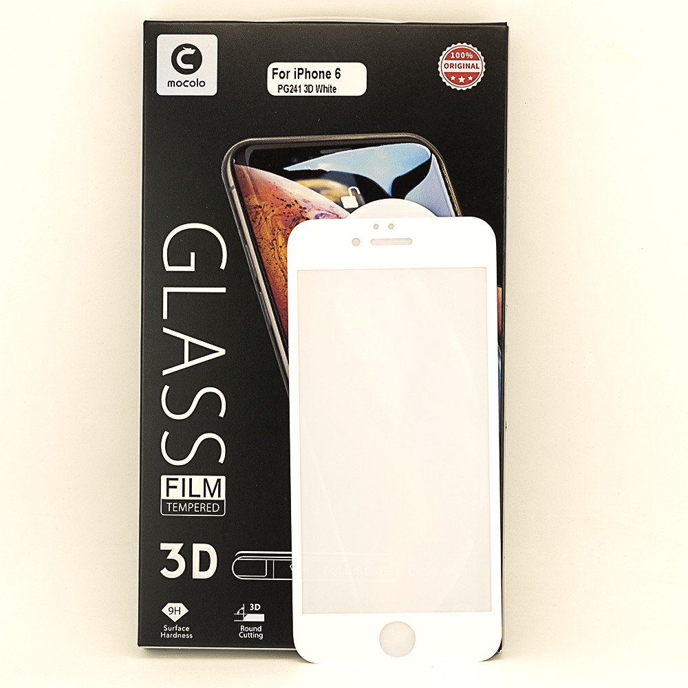 

Защитное 3D стекло MOCOLO для Iphone 6 / Iphone 6s белое
