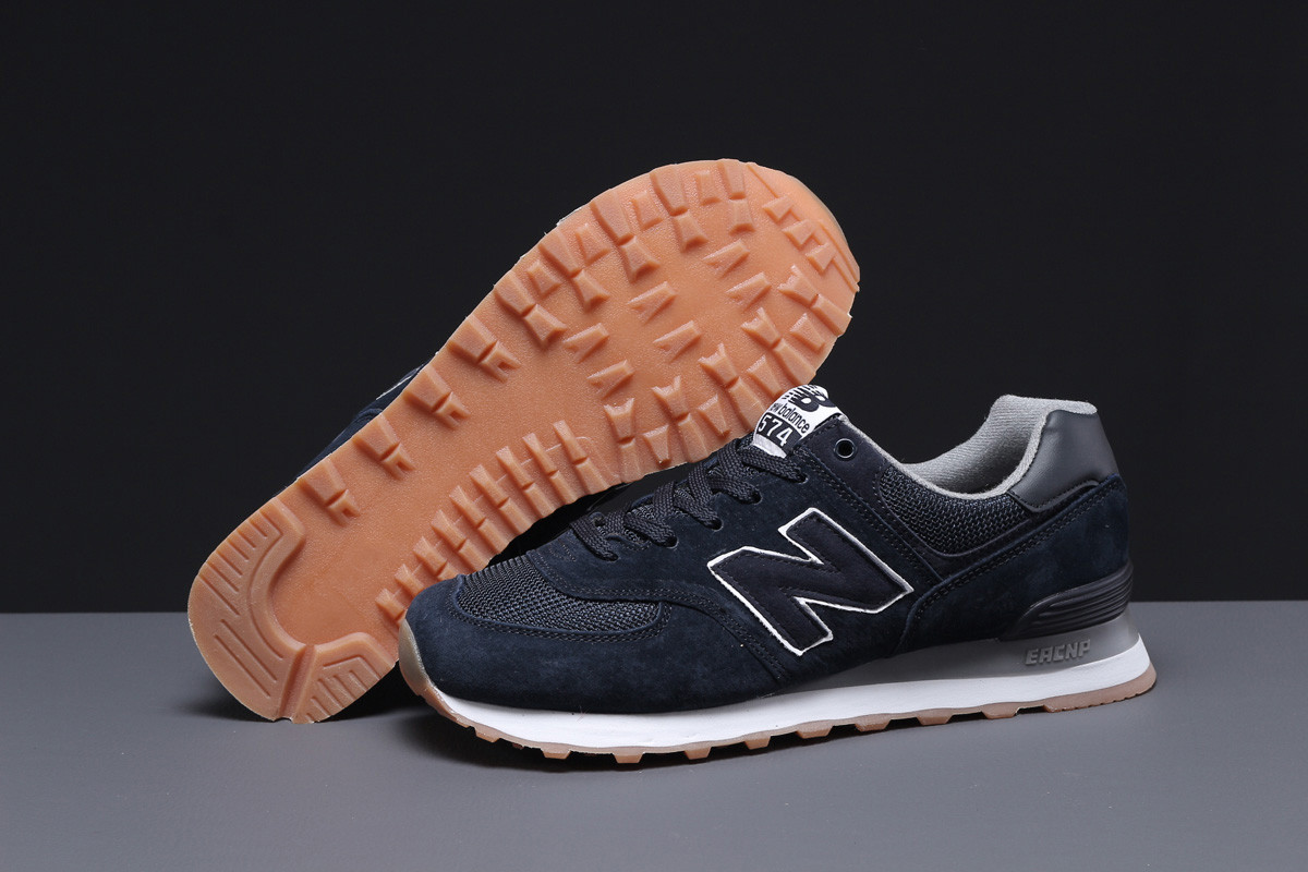 

Кроссовки мужские 18033, New Balance 574, темно-синие, < 41 42 43 44 45 46 > р. 41-26,5см. 45, Темно-синий