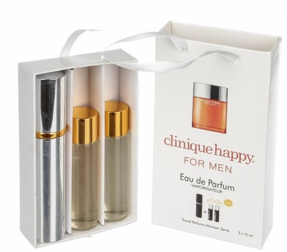 

Clinique Happy for men 3x15ml - Trio Bag