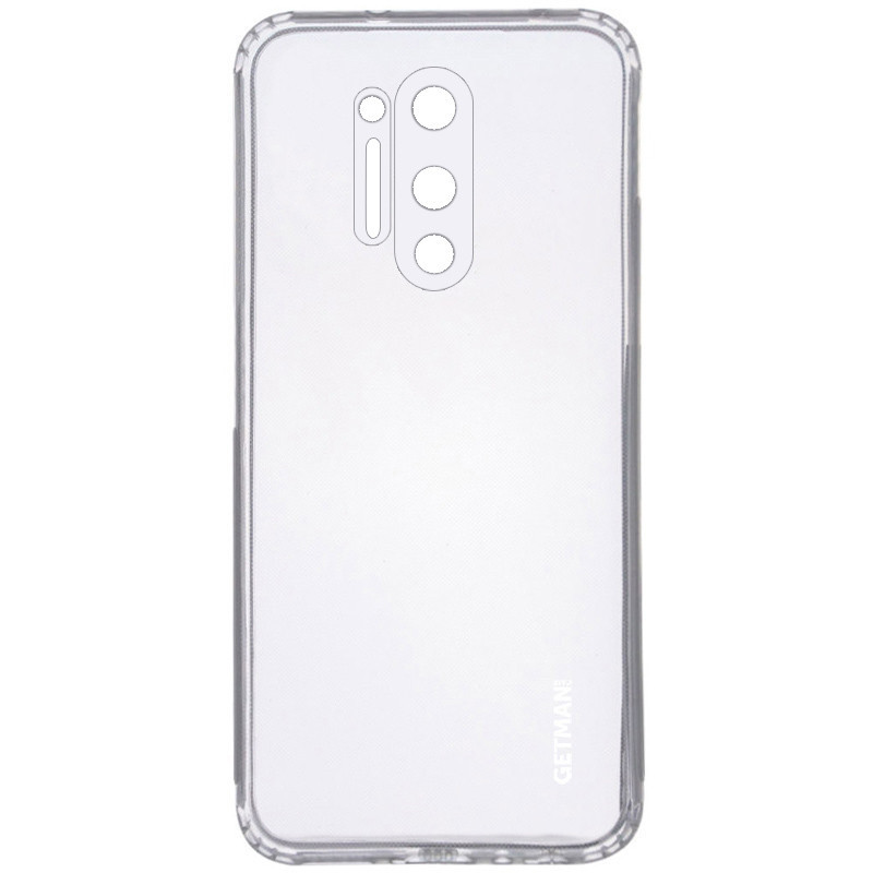 

TPU чехол GETMAN Clear 1,0 mm для OnePlus 8 Pro, Прозрачный