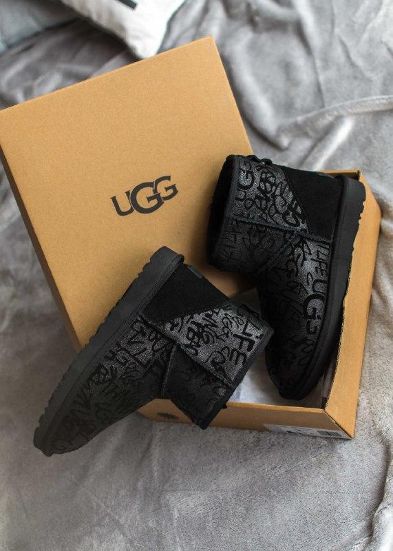 

Ugg Classic Mini Sparkle Graffiti (LUX качество) (Женские оригинальные угги)