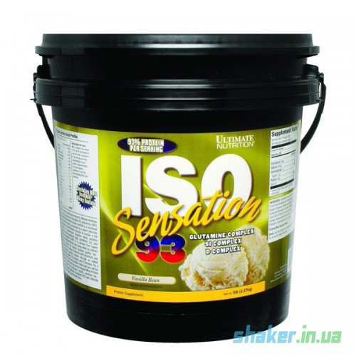 

Сывороточный протеин изолят Ultimate Nutrition ISO Sensation (2,27 кг) ультимейт исо сенсейшн vanilla bean