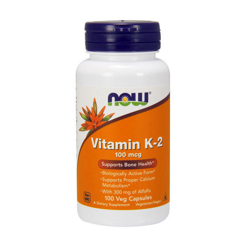 

Витамин К Now Foods Vitamin K-2 (100 капс) нау фудс