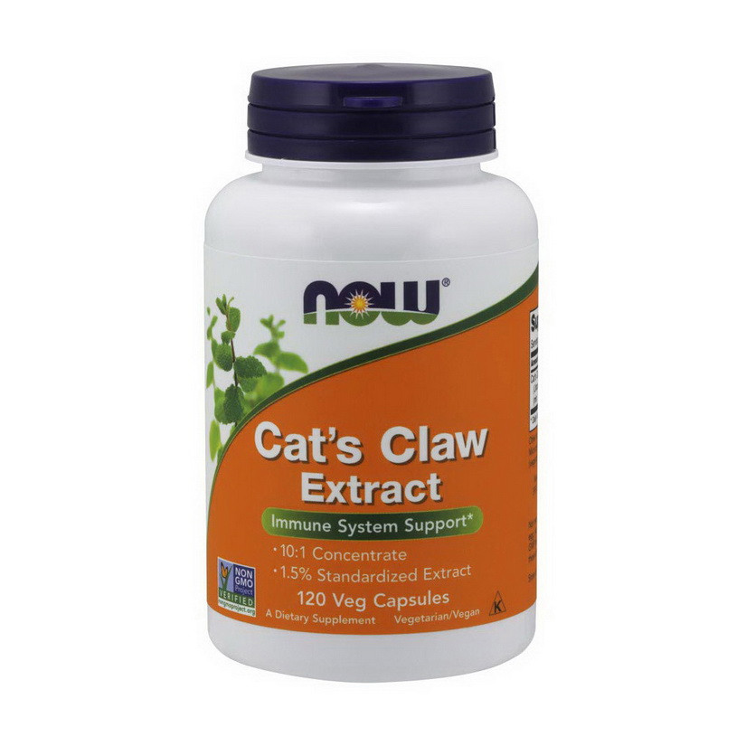 

Кошачий коготь экстракт Now Foods Cat`s Claw Extract (120 капс) нау фудс