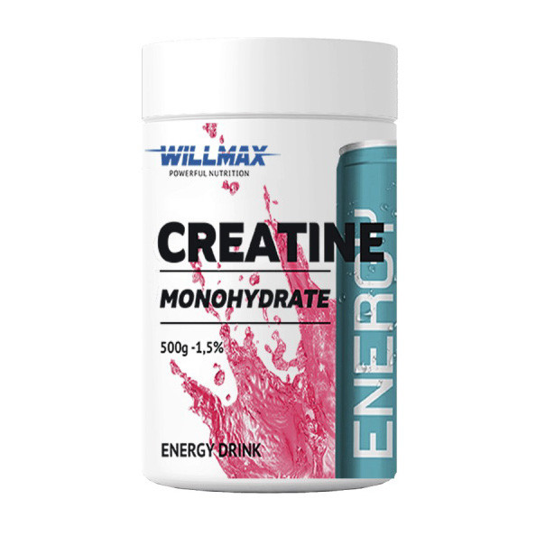 

Креатин моногидрат Willmax Creatine Monohydrate (500 г) виллмакс cherry