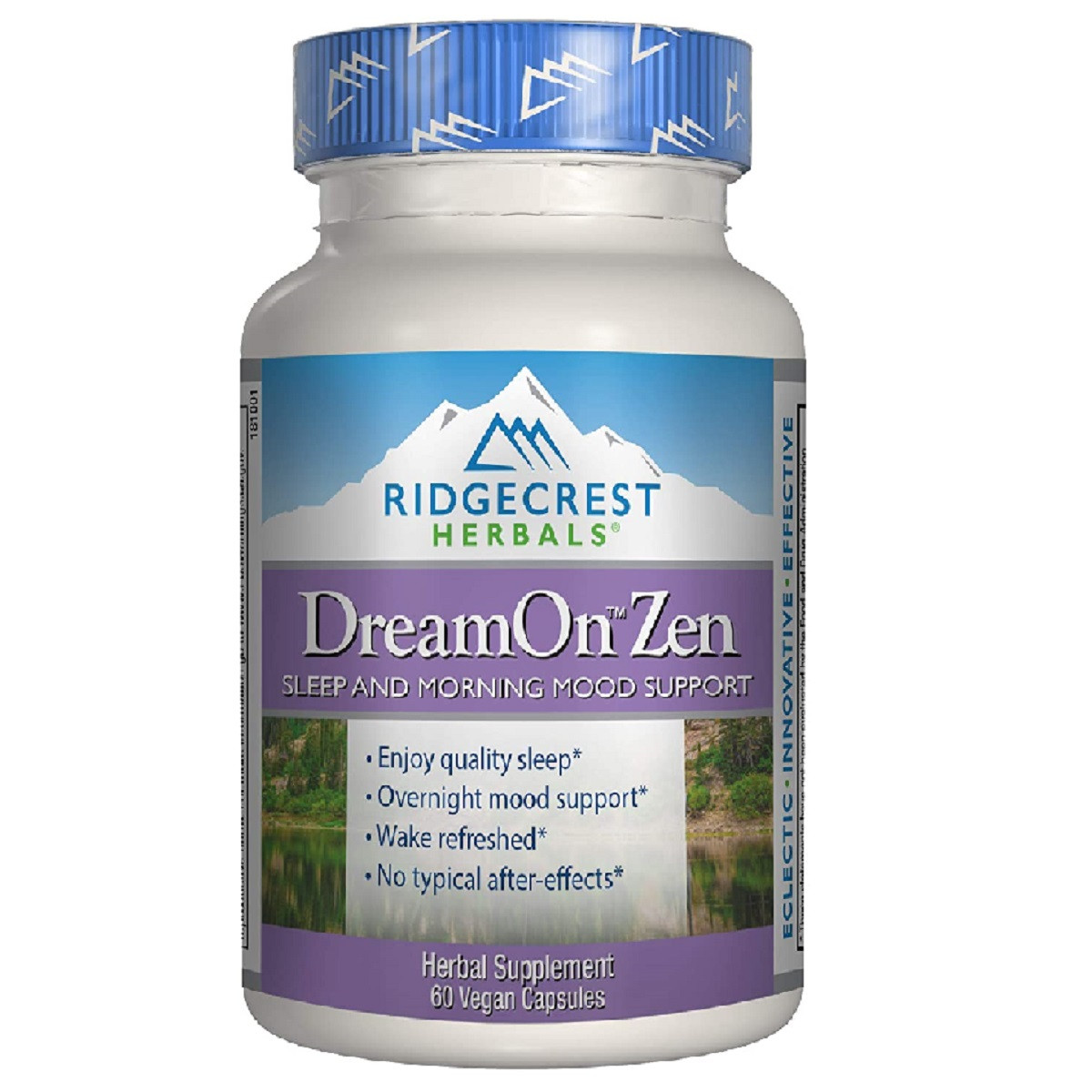 

Природный Комплекс для Здорового Сна, DreamOn Zen, RidgeCrest Herbals, 60 вегетарианских капсул