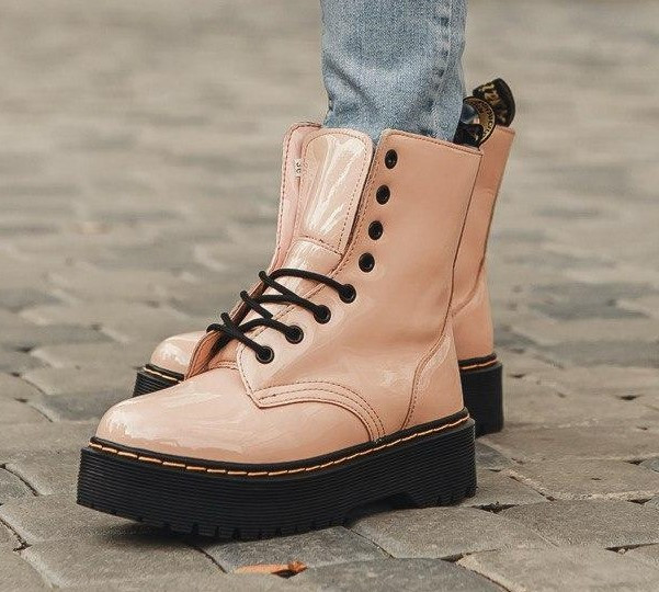 

Dr. Martens Jadon Fur Winter Beige (мех) | берцы/ботинки мартинсы; женские; бежевые; зимние с мехом 38, Бежевый