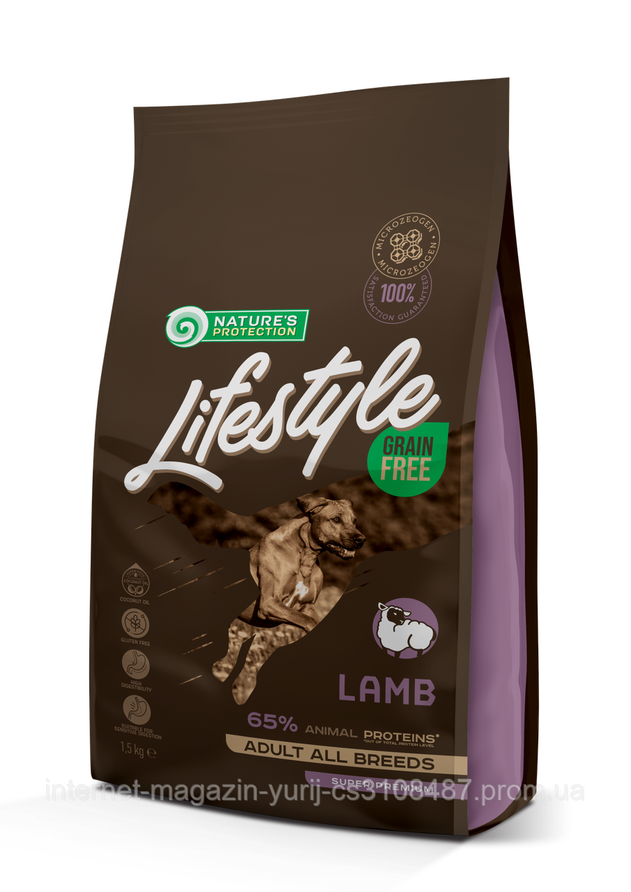 NP Lifestyle Grain Free Lamb Adult All Breeds 1.5 кг