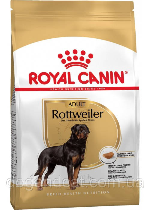 

Royal Canin (Роял Канин) Rottweiler Adult для взрослых собак породы Ротвейлер 12 кг