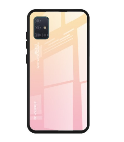 

Чехол Gradient для Samsung Galaxy A51 2020 / A515F gold-pink, Комбинированный