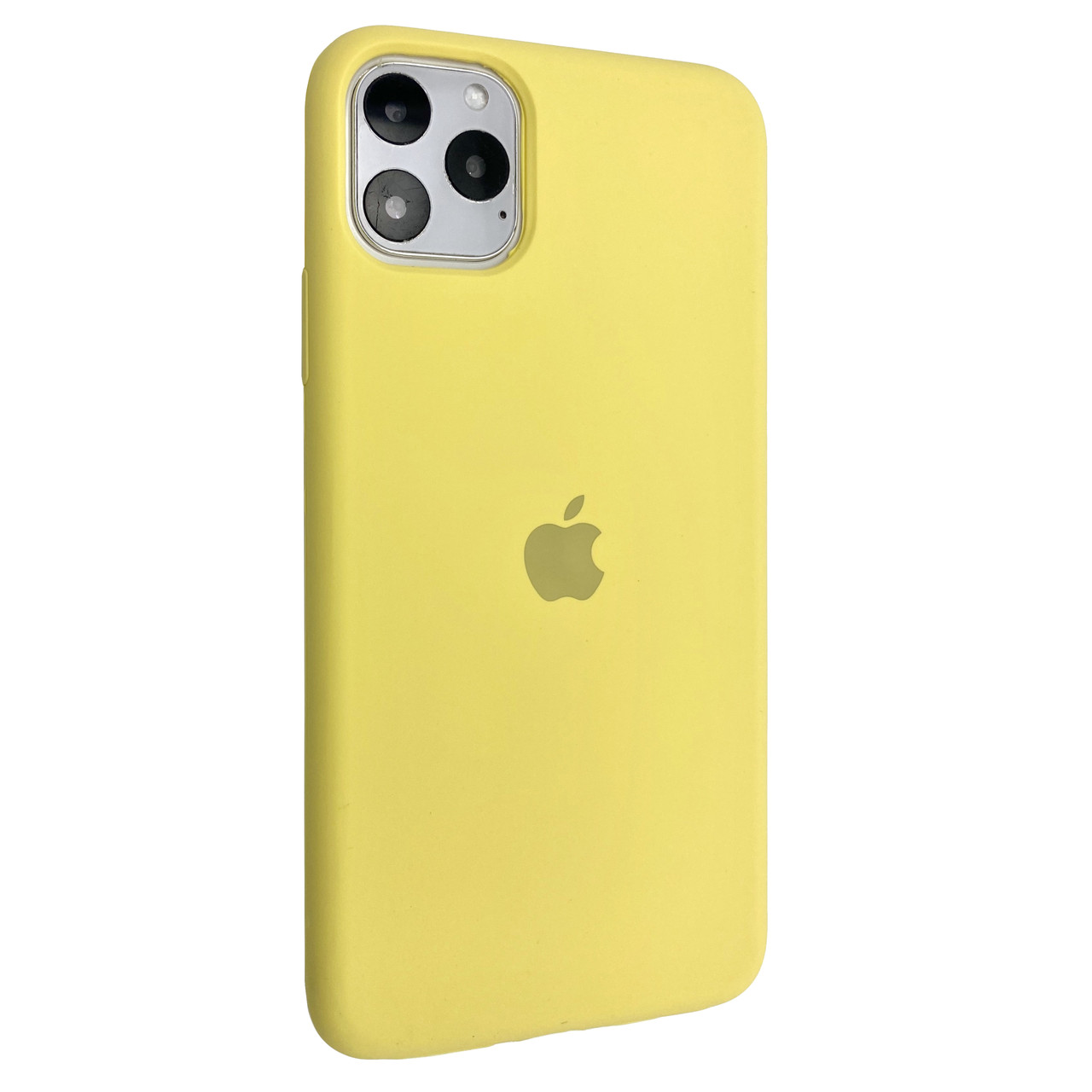 

Чехол-накладка Silicone Case Full Cover для Apple iPhone 11 Pro Max (canary yellow)