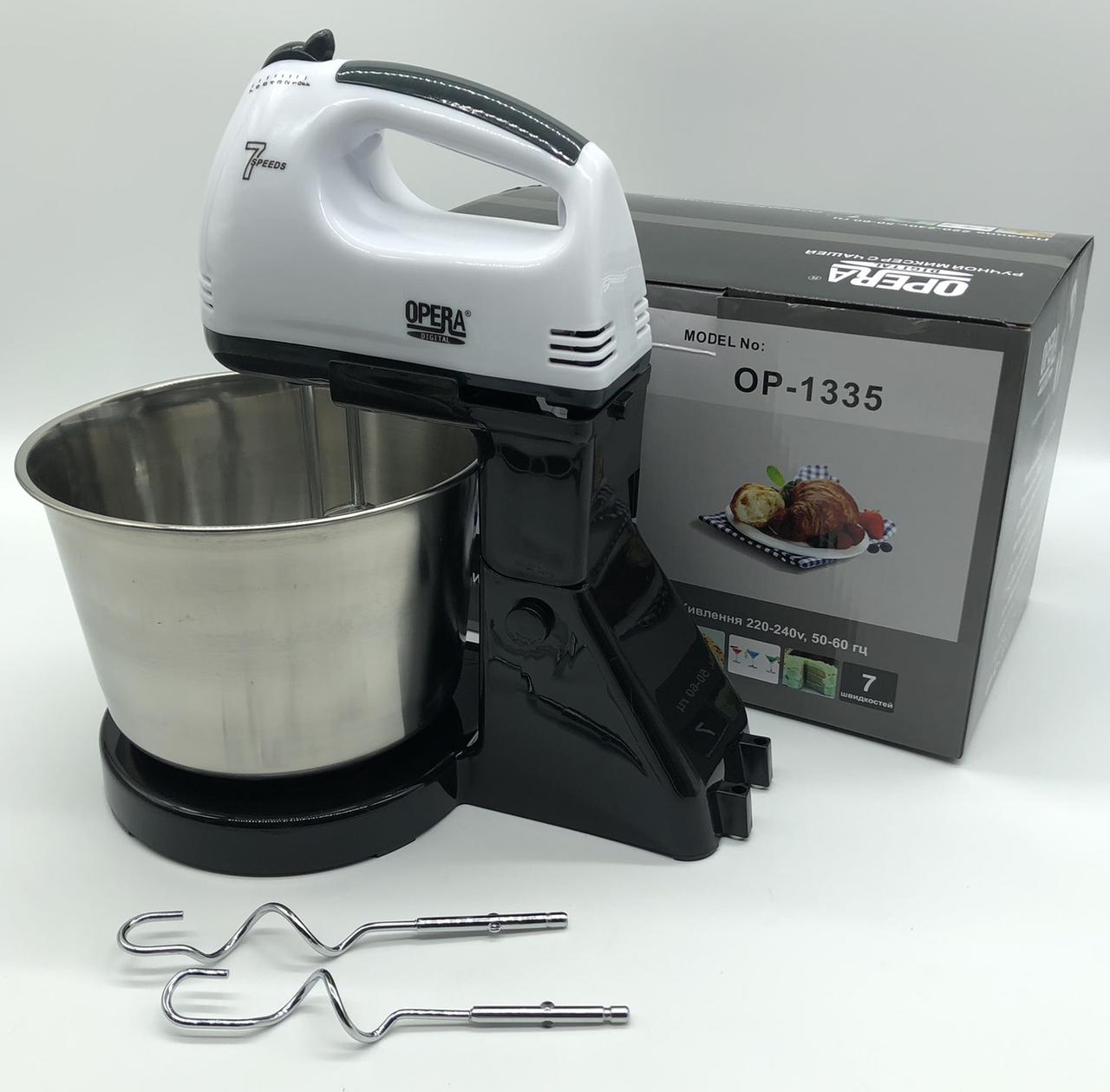 

Ручной миксер с чашей OPERA Hand mixer OP-1335 (12шт)