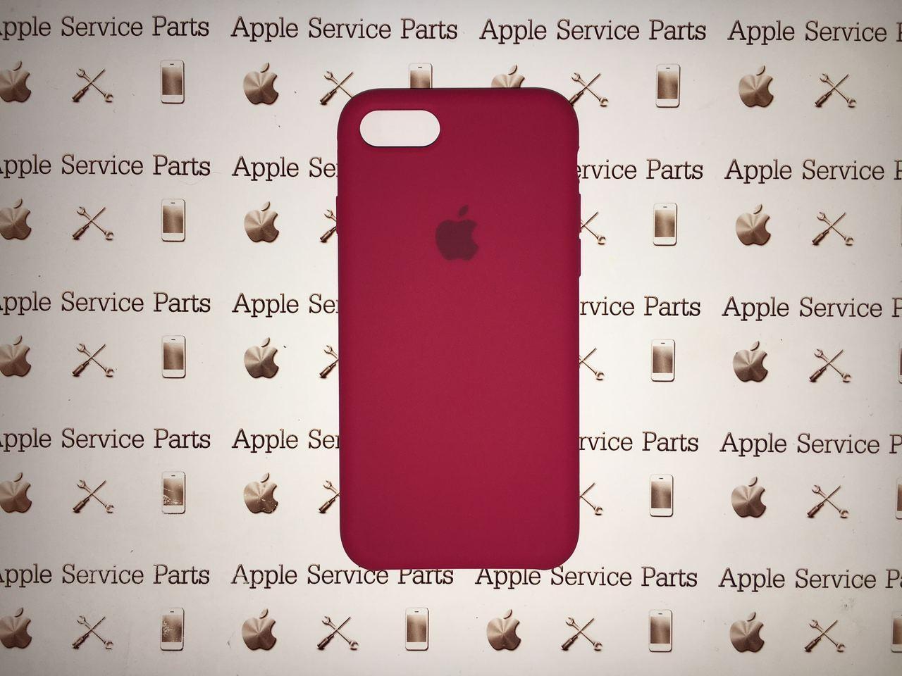 

Чехол Silicone Case для Apple iPhone 7, 8 Rose Red