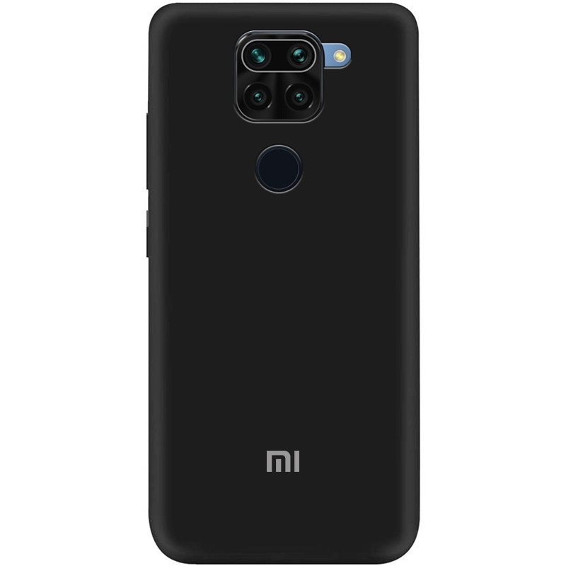 

Чехол Silicone Cover My Color Full Protective (A) на телефон Xiaomi Redmi Note 9 / Redmi 10X разные цвета, Черный / black