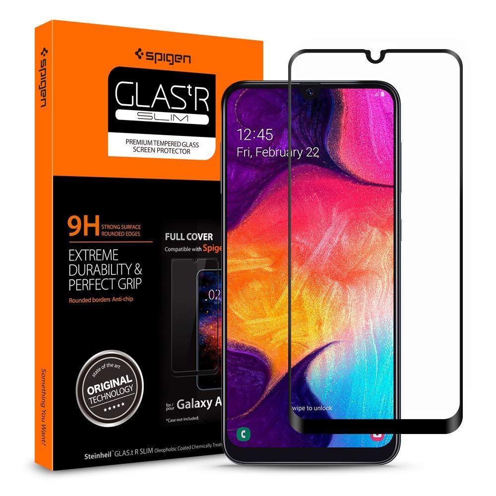 

Защитное стекло Spigen для Samsung Galaxy A50/A30 GLAS.tR Full Cover, Black (611GL26283)