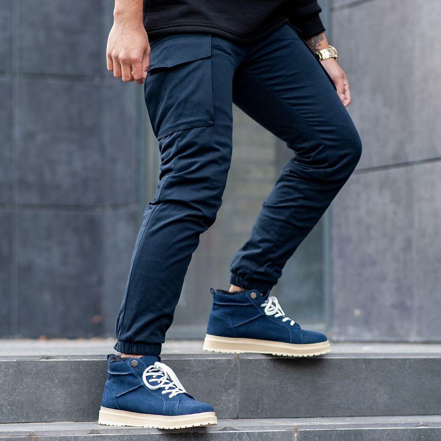 

Теплі карго штани South trousers navy
