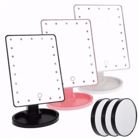 

Зеркало для макияжа с LED подсветкой Magic MakeUp Mirror прямоугольное