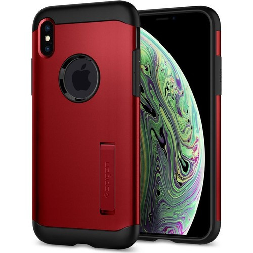 

Чехол Spigen для iPhone XS/X Slim Armor, Merlot Red (063CS25138)