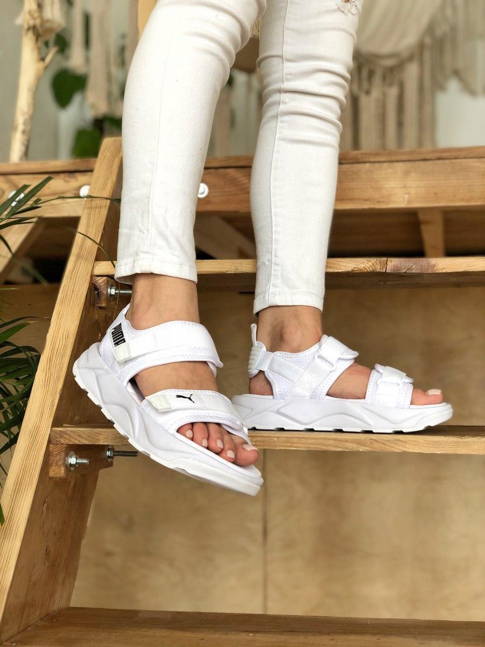 

Женские сандалии Puma Sandals White / Пума Сандалии Белые 38, Белый