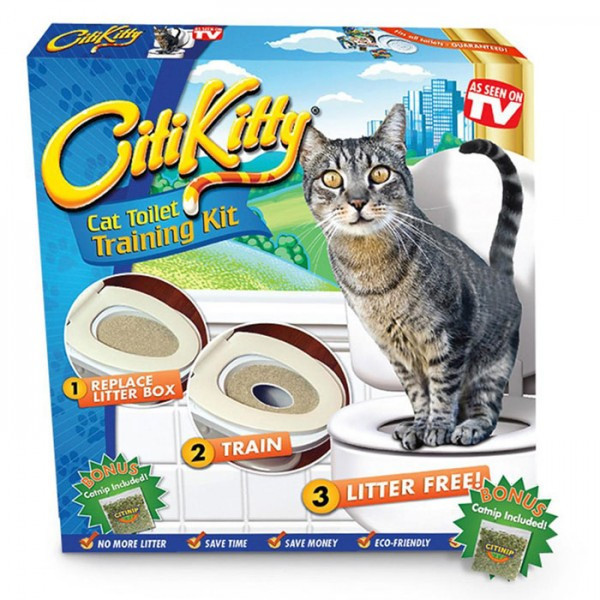Система приучения кошек к унитазу Citi Kitty Cat Toilet Training (ip02