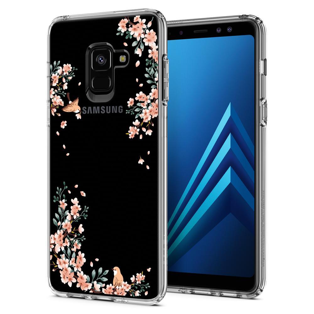 

Чехол Spigen для Samsung A8 (2018) Liquid Crystal Blossom, Nature (590CS22750)