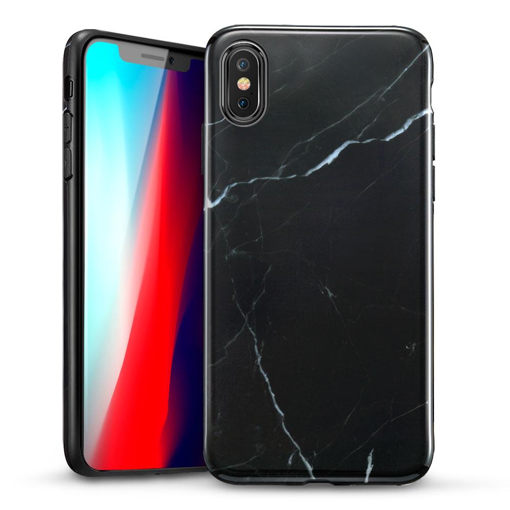 

Чехол ESR для iPhone XS Max Marble Slim, Black (4894240071731)