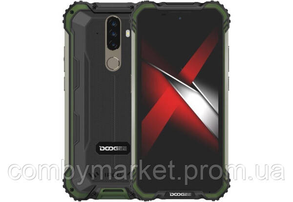 

Смартфон Doogee S58 Pro green, Черный