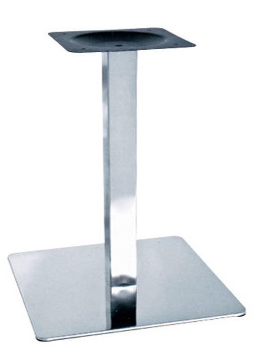 Опора для стола Нил, высота 72 см, основание 50х50 см, нержавеющая сталь