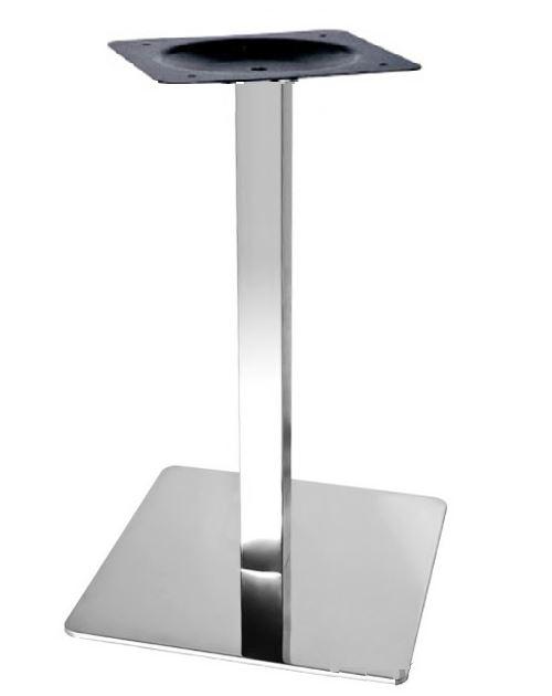 Опора для стола Кама, металл, нержавейка, высота 72 см, основание 50х50 см
