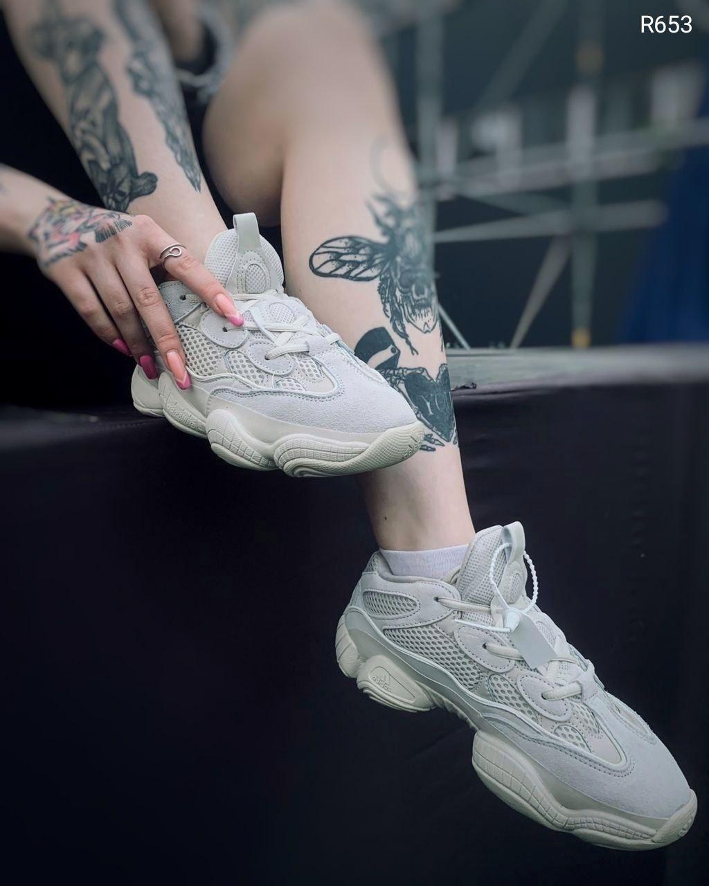 

Женские кроссовки Adidas Yeezy 500 Bone White / Адидас Изи 500 Боун Белые 38, Бежевый