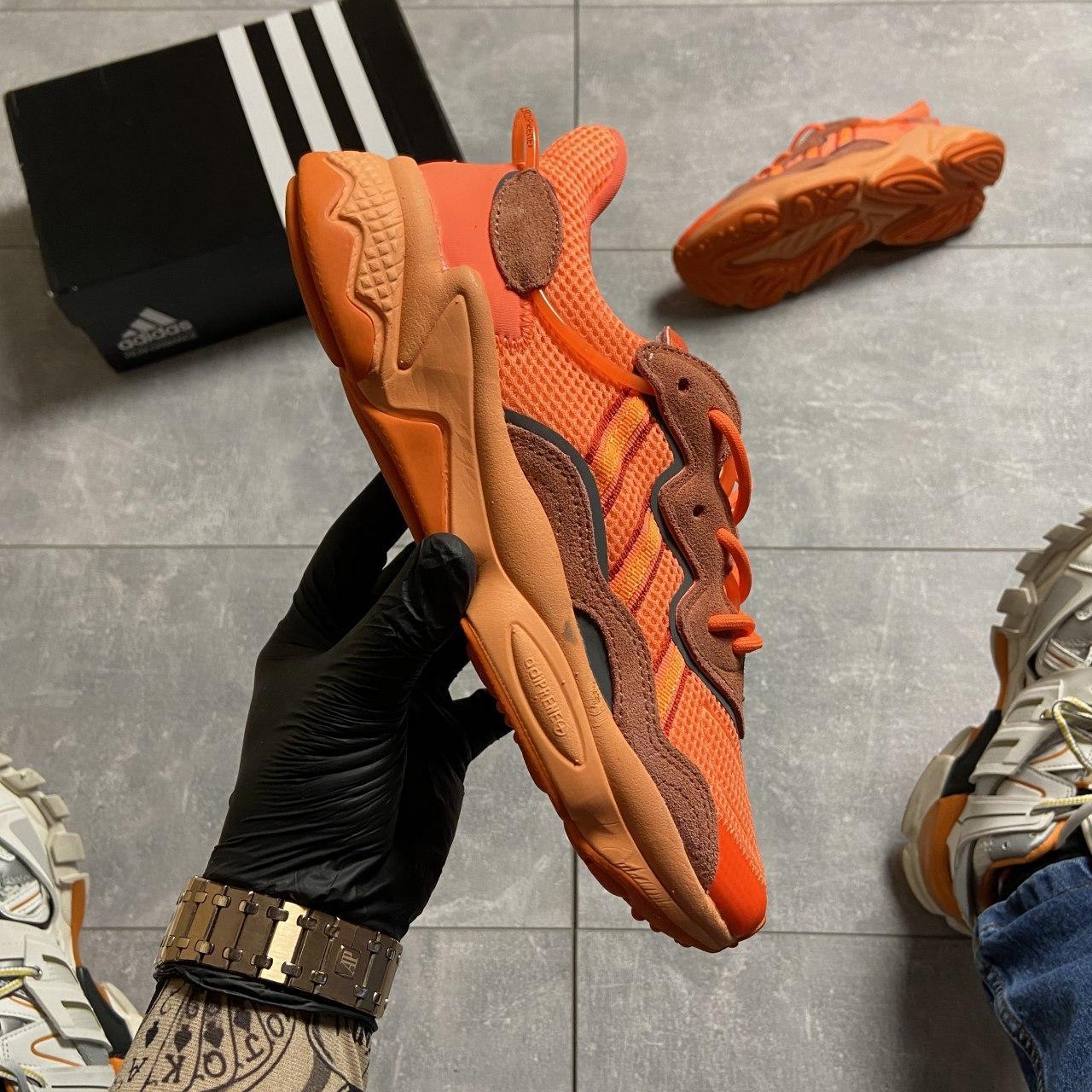 

Мужские кроссовки Adidas Ozweego Orange Red / Адидас Озвиго Оранжевые Красные 45, Оранжевый