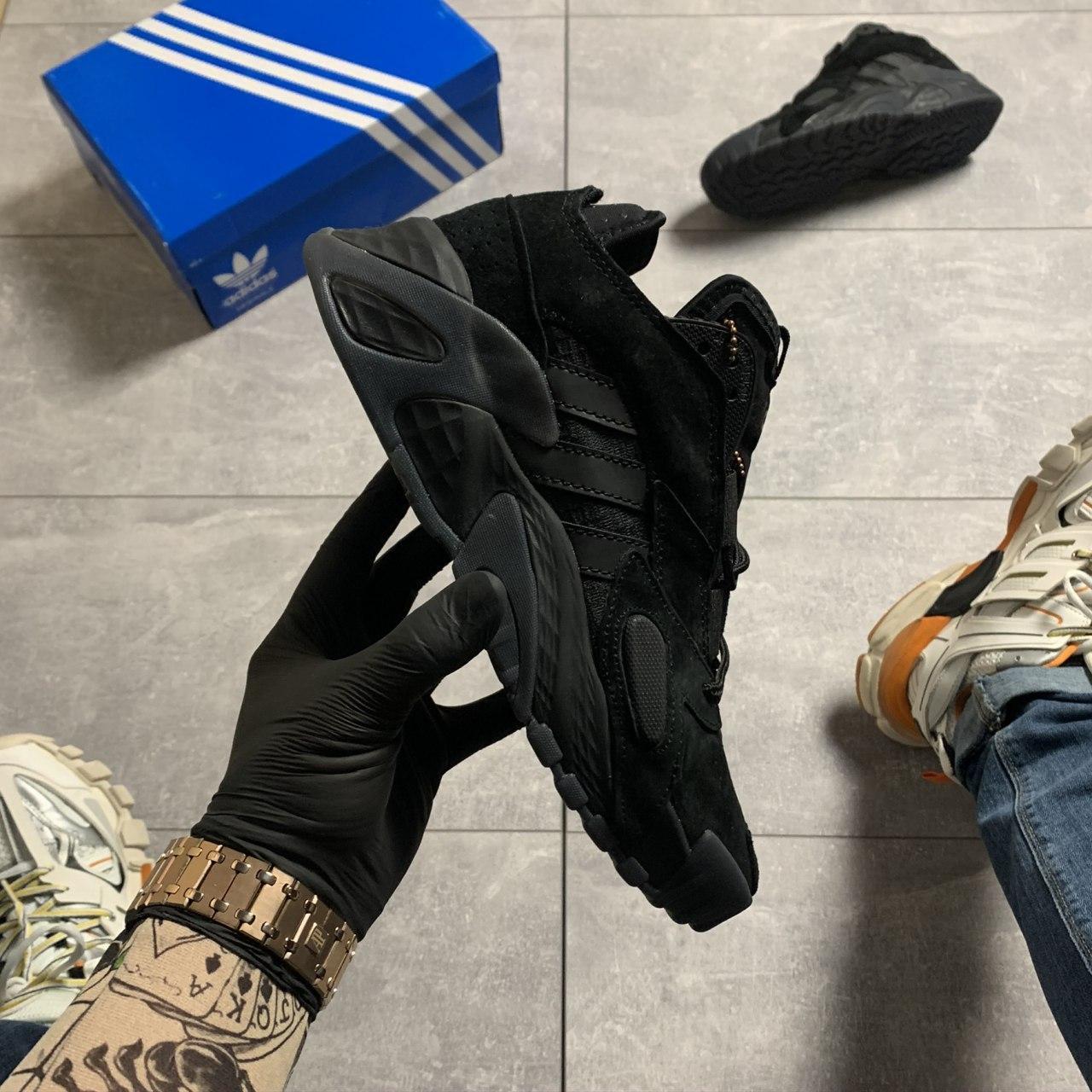 

Мужские кроссовки Adidas Streetball Triple Black / Адидас Стритбол Трипл Черные, Черный