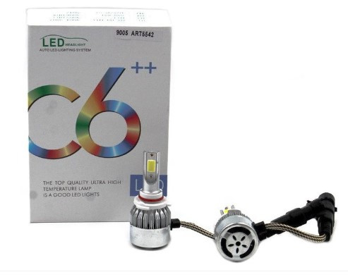 

Комплект LED ламп C6 в туманки 9005