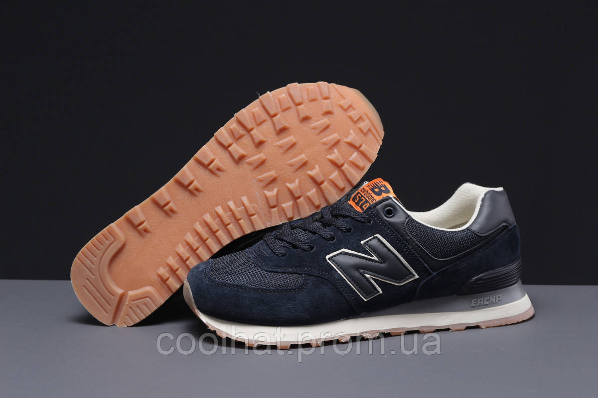 

Кроссовки мужские New Balance 574, темно-синие; верх- Замш/текстиль, ( ! Наличие►: 41 43 44 45 ◄)