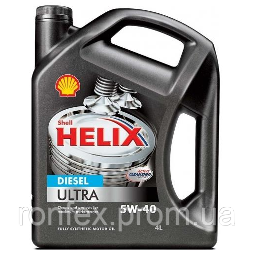 

SHELL 4л Масло синт. Helix Ultra Diesel 5W-40 API CF, ACEA B3/B4