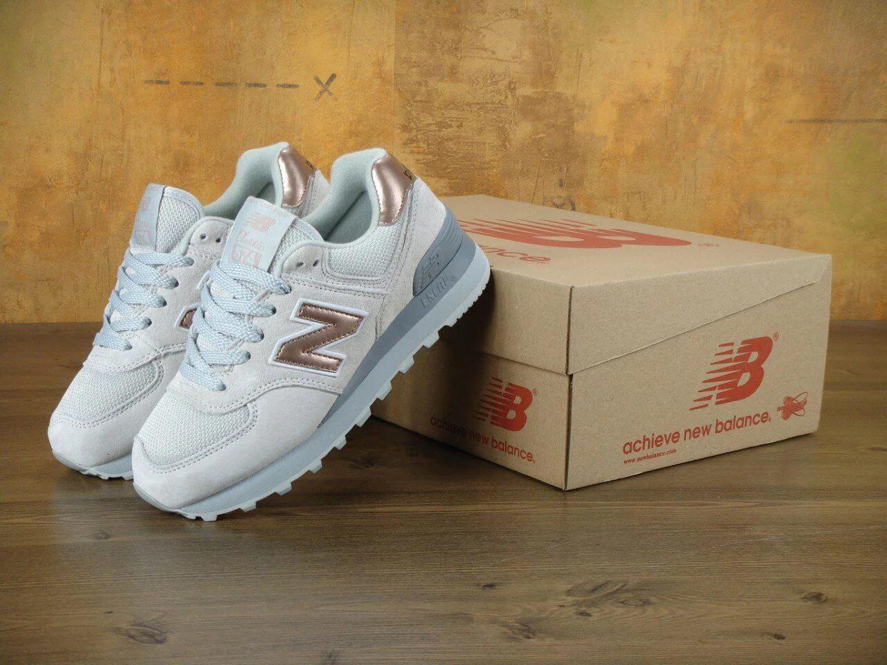 

Кроссовки New Balance 574 Rose Gold, Розово-золотые