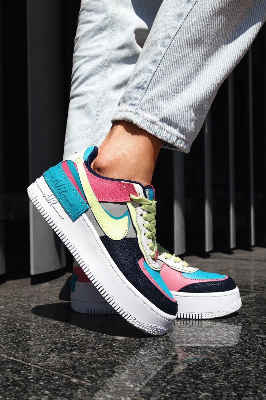 

Женские кроссовки Nike Air Force 1 Shadow Multicolor 37, Разные цвета