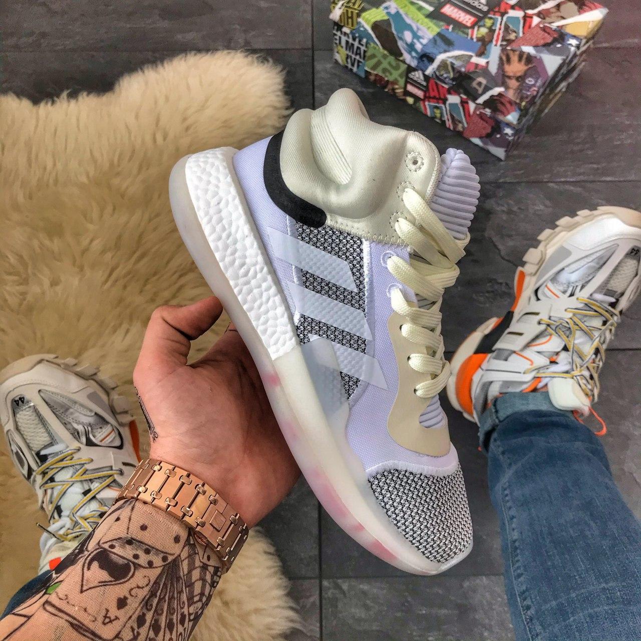 

Мужские кроссовки Adidas Marquee Boost Grey / Адидас Макей Буст Серые, Серый