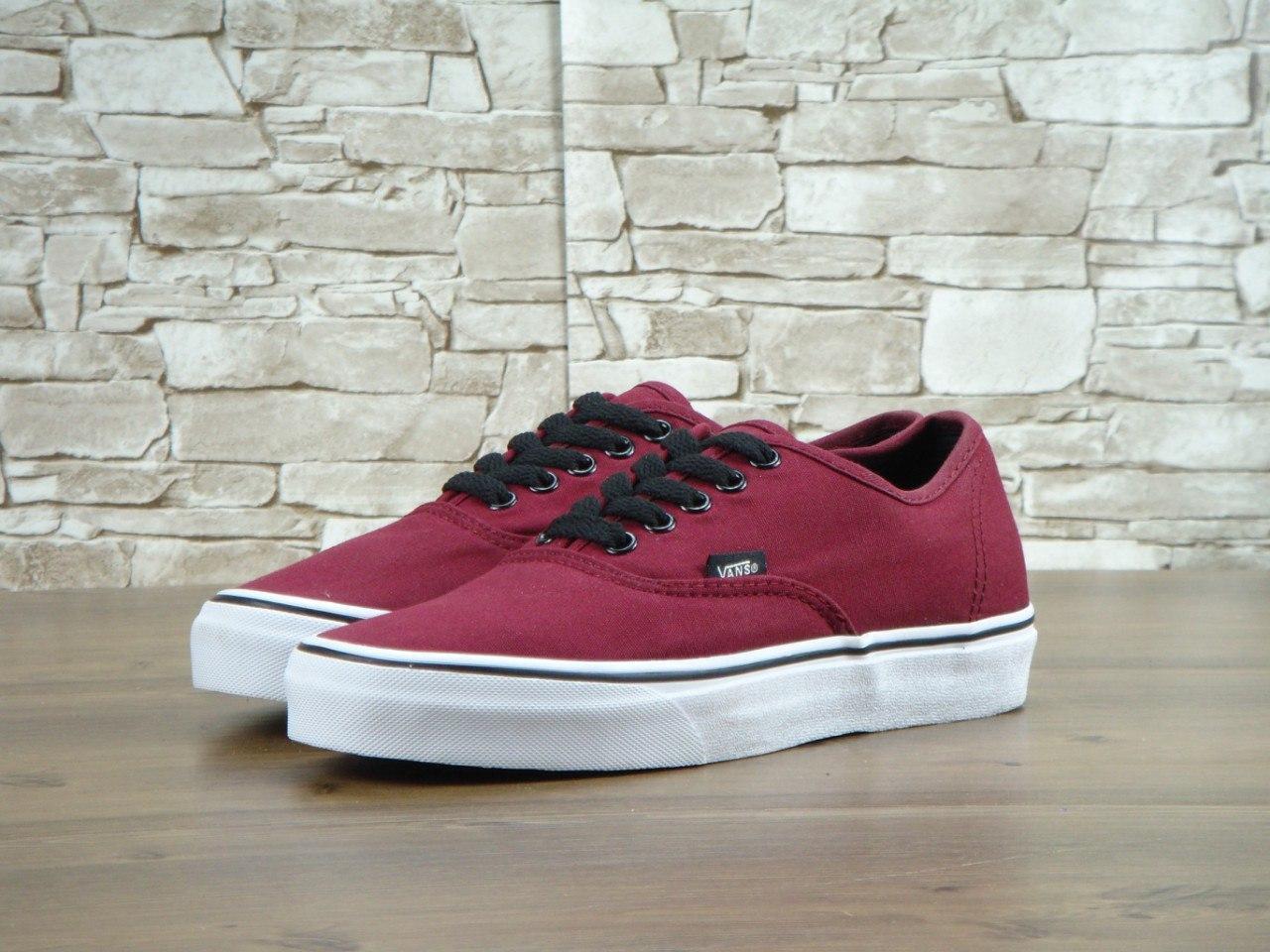 

Мужские кеды Vans Burgundy / Ванс Бордовые, Бордовый