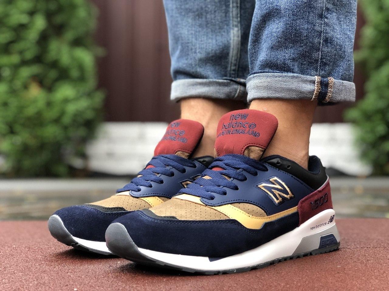 

Мужские кроссовки New Balance 1500 Blue Burgundy / Нью Беланс 1500 45, Синий