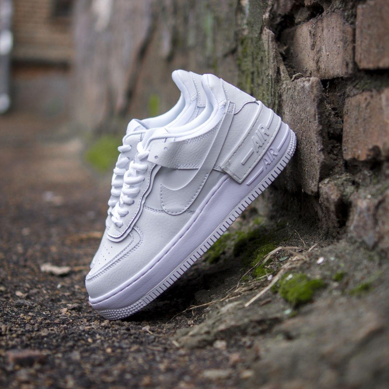 

Женские кроссовки Nike Air Force 1 Shadow White / Найк Аир Форс Шадоу 1 Белые 37, Белый