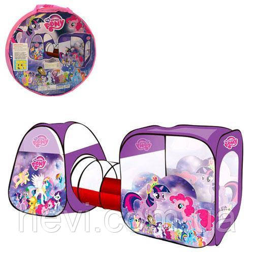 

Детская игровая палатка, палатка с тоннелем Пони My Little Pony M 3777 LP (270*92*92 см)