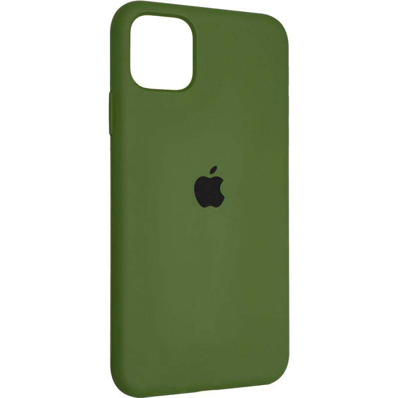 Силиконовый чехол Silicon Case для Iphone 12 mini зеленый -2