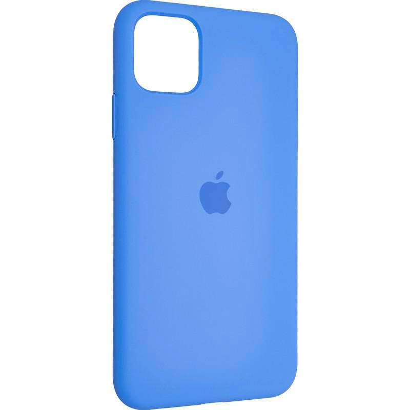 Силиконовый чехол Silicon Case для Iphone 12 mini синий