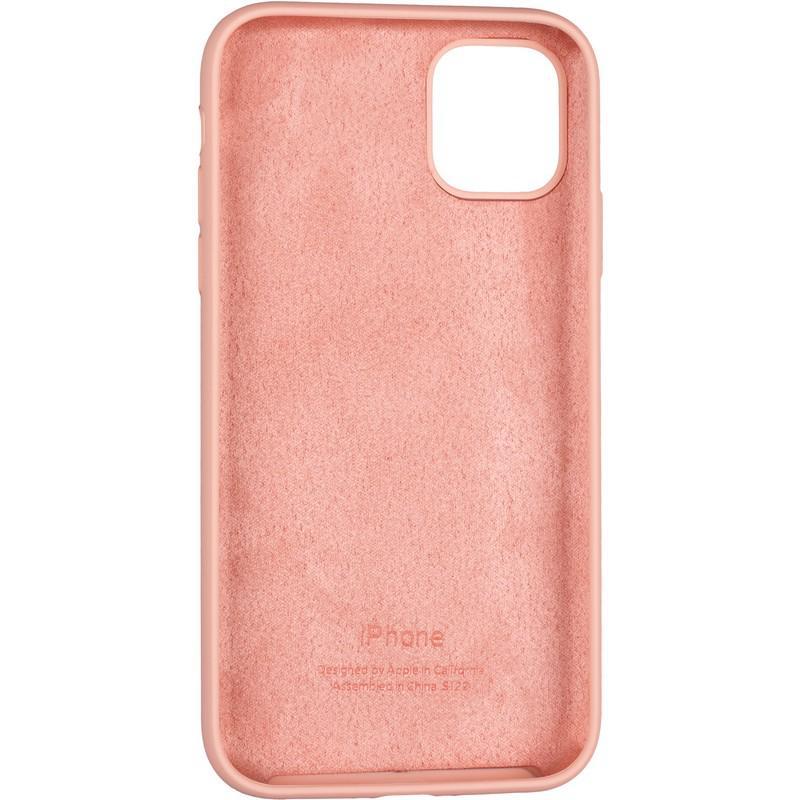 Силиконовый чехол Silicon Case для Iphone 12 mini персиковый -1