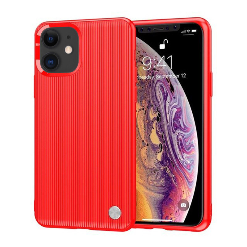 

Силиконовый защитный TPU чехол iPaky Suitcase Series для Apple iPhone 11 (6.1") Красный