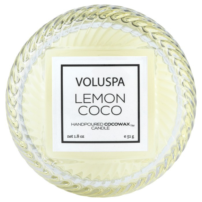 

Cвеча макарон VOLUSPA Roses&Macarons - Lemon Coco 51g