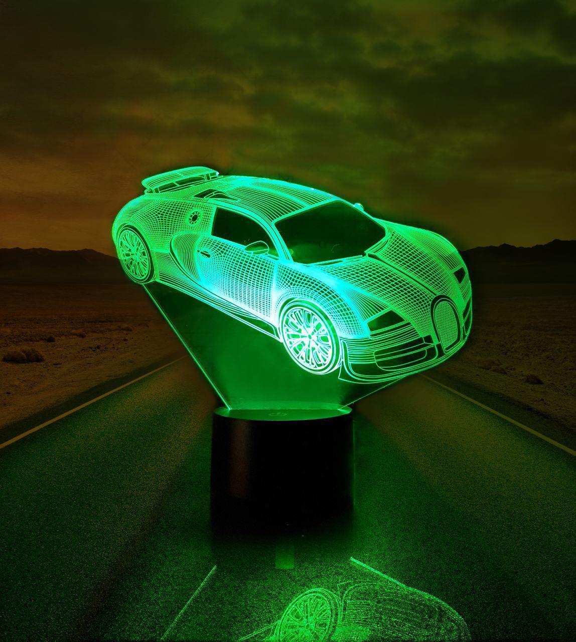 

Ночник детский светильник "Автомобиль 5" 3DTOYSLAMP